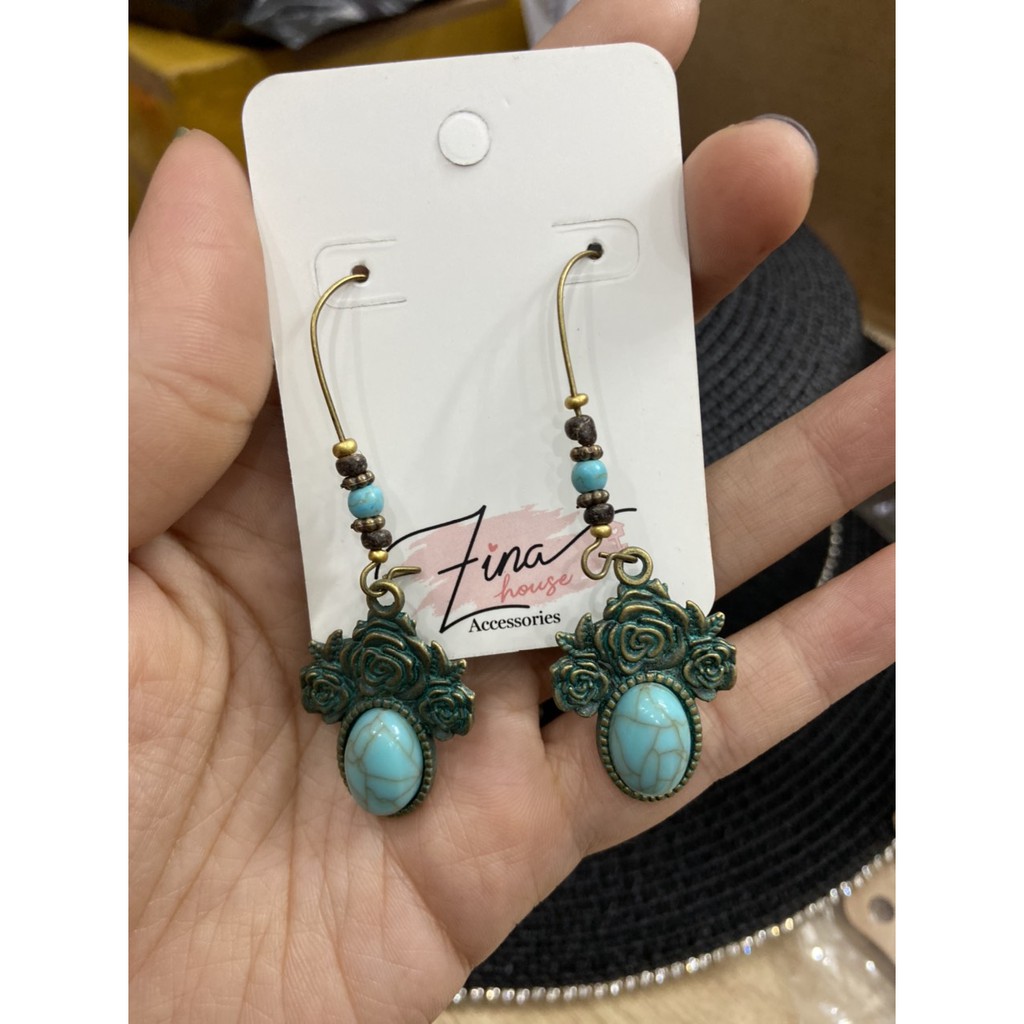 Khuyên tai phong cách bohemian freestyle mẫu mới 2021