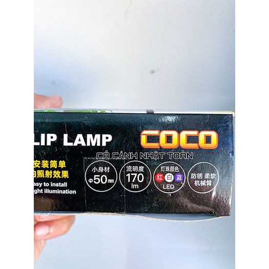 ĐÈN LED KẸP 1 BÊN BỂ CÁ CLIP CLAMP JY25 CHO HỒ 25CM RẤT SÁNG