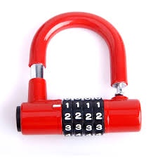 Ổ khóa chữ U mini khoá bằng 4 mã số, không cần chìa mang theo