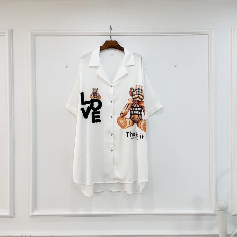 VÁY SƠMI GẤU L O V E CAO CẤP