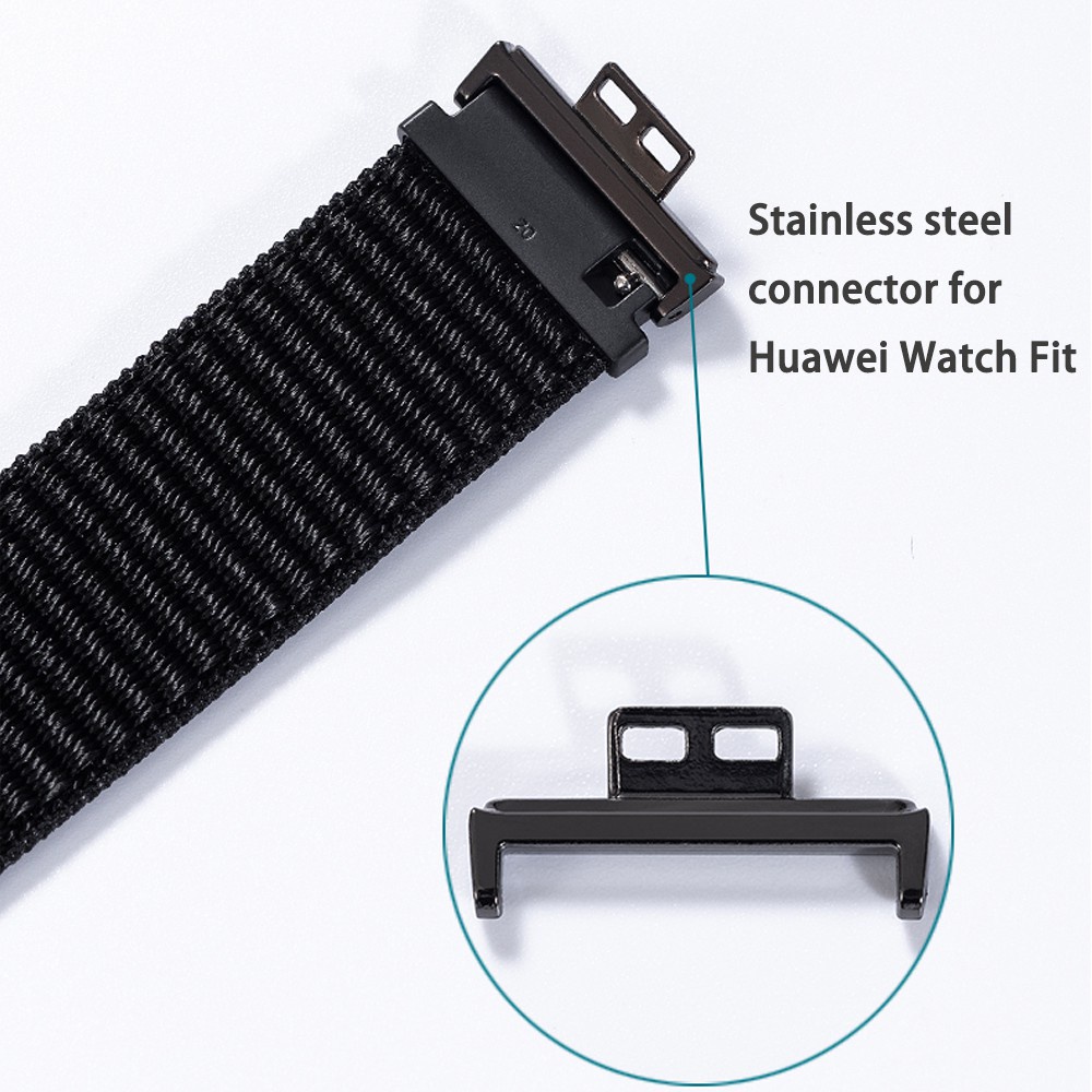Dây đeo đồng hồ thông minh bằng sợi nylon chuyên dụng cho Huawei Watch Fit
