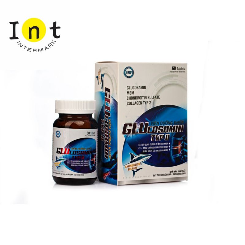 Hộp 60 Viên Dưỡng Khớp Glucosamin Typ II Hoàng Kim