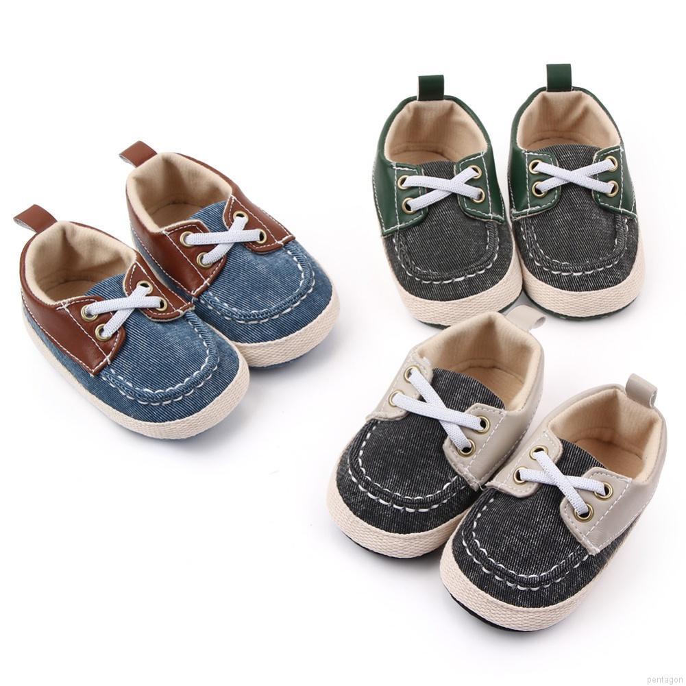 Giày sneaker đế mềm thời trang cho bé trai 0-18 tháng