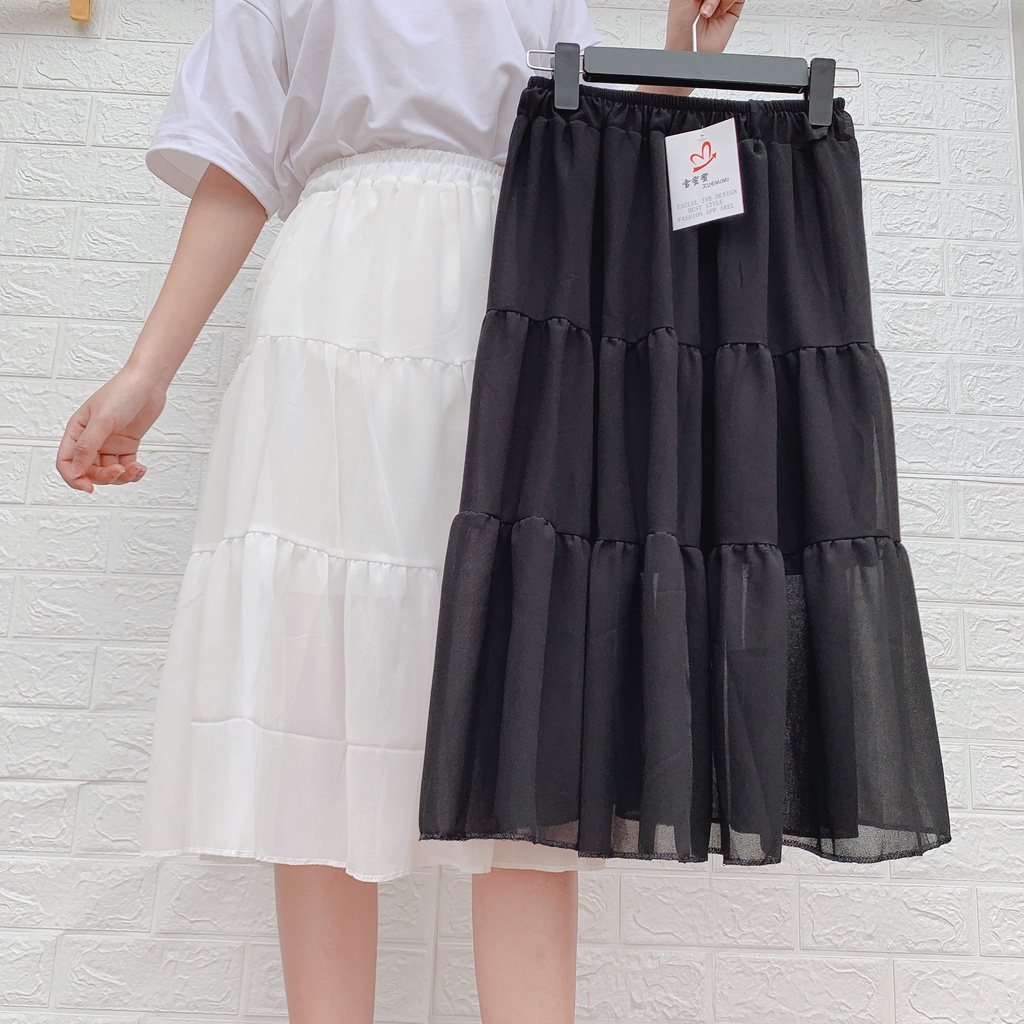 Chân váy nữ bánh bèo tinh tế 3 tầng nhẹ nhàng trẻ trung CV327 SUTANO