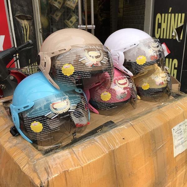 Mũ bảo hiểm nửa đầu GRS A33K dành cho phụ nữ bảo hành 12 Tháng