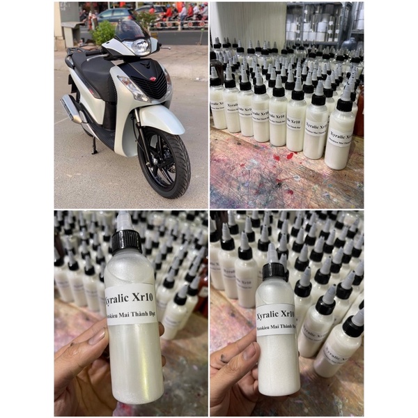 Camay Trắng Mịn SH150i Xyralic-XR10 (Sơn Oto Xe Máy)