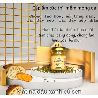 Mặt nạ củ sen đậu xanh
