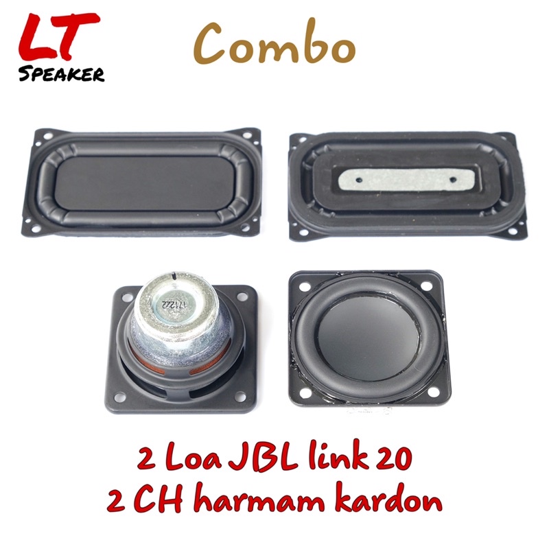 Combo 2 loa JBL Link 20, 2 cộng hưởng Harman Kardon