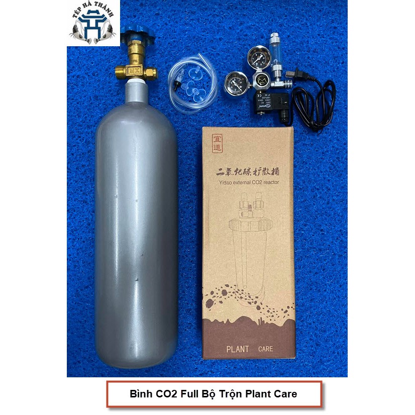 Bình Co2 3Kg Full Bộ Van Điện Mufan + Trộn Plant Care