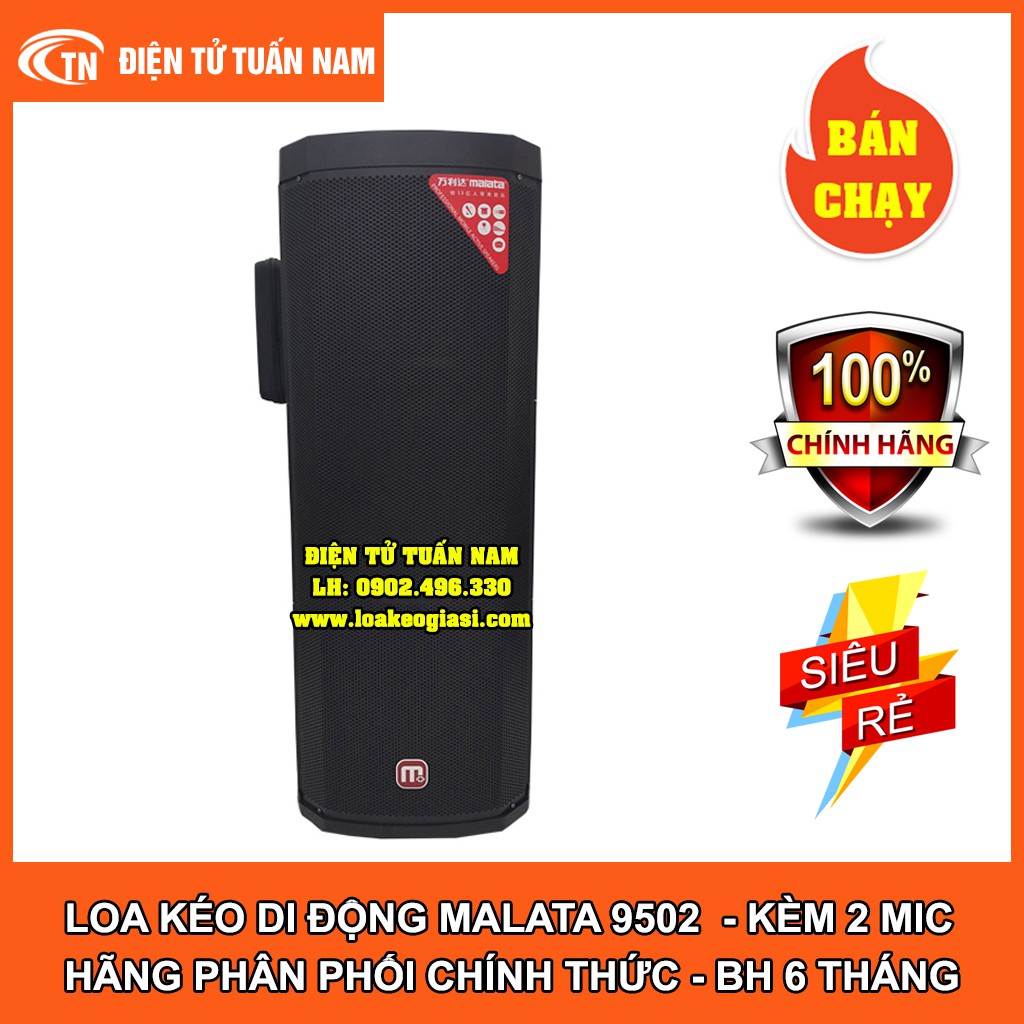 [FREESHIP TOÀN QUỐC] LOA KÉO DI ĐỘNG MALATA 9502