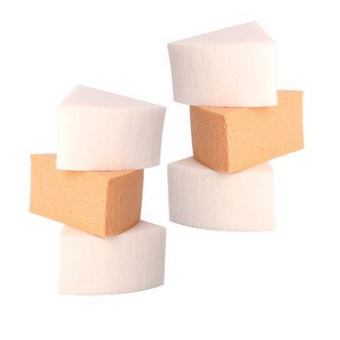 Bông trang điểm bông ướt tam giác VACOSI QUATER SPONGE (BP11,BP12) bịch 2 cái - dạng mút