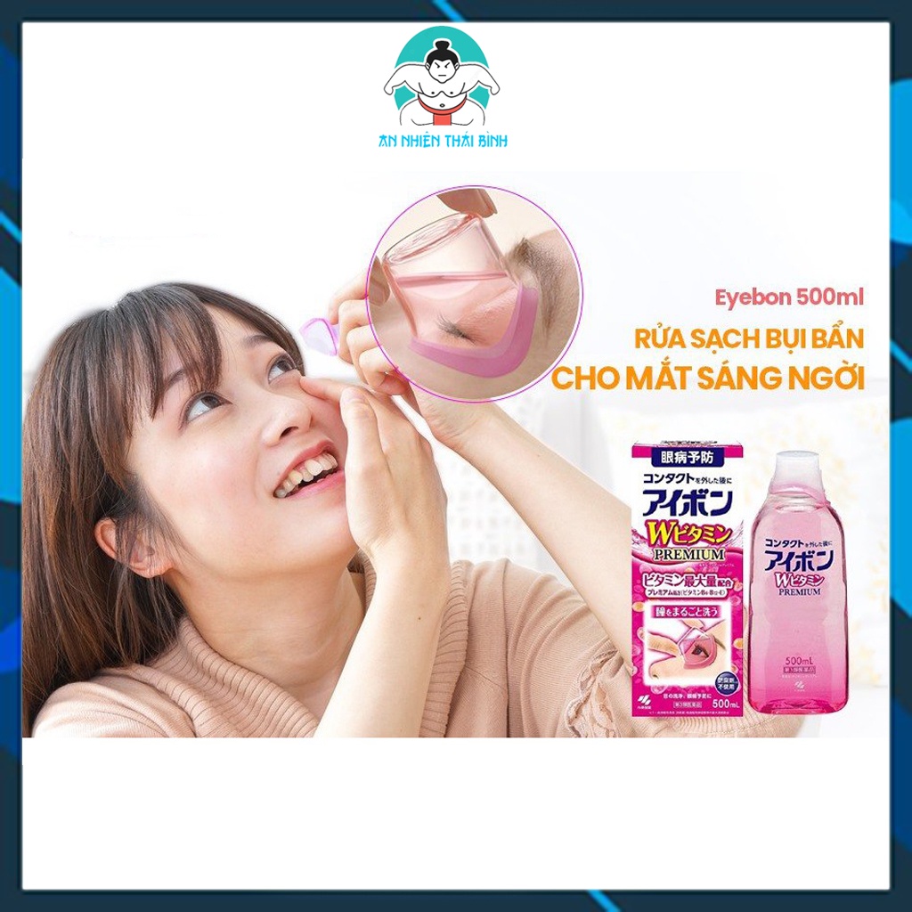 Nước rửa mắt Eyebon W Vitamin Kobayashi 500ml