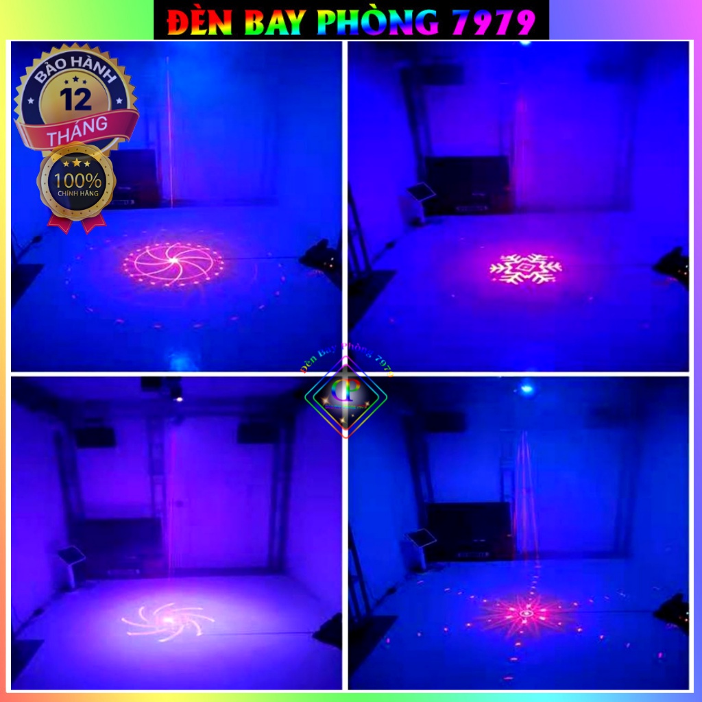 Đèn laser phòng bay mini cảm biến theo nhạc dùng cho phòng bay karaoke - ảnh sản phẩm 9