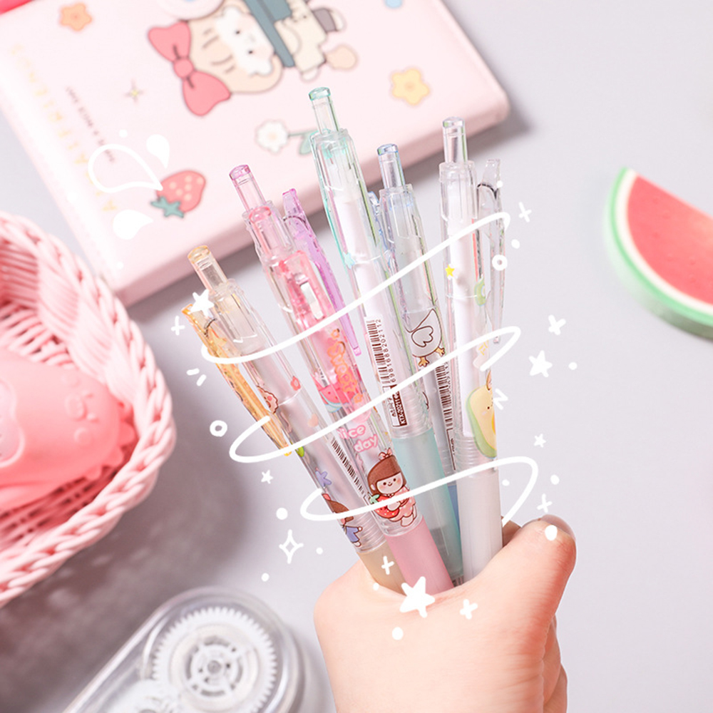 Bút bi thiết kế họa tiết hoạt hình dễ thương