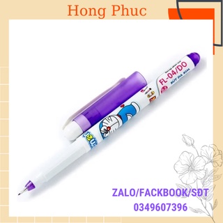 Bút nước Doreamon mực tím TL, dễ viết, nét đẹp