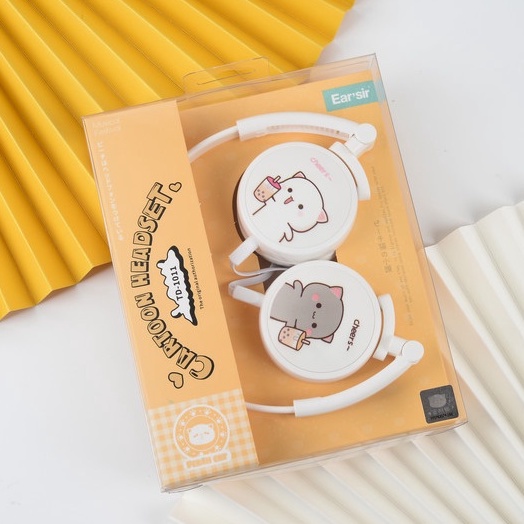 Tai Nghe Mèo Chụp Tai Siêu Cấp Đáng Yêu CAT CARTOON HEADPHONE Sự Lựa Chọn Tuyệt Vời Cho Học Sinh, Sinh Viên.