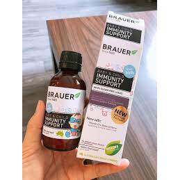 Brauer  Immunity Support 100ml  Tăng cường miễn dịch cho bé ( Hàng chính hãng ÚC)