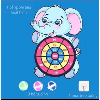 Đồ chơi bảng phi tiêu bóng dính cho bé