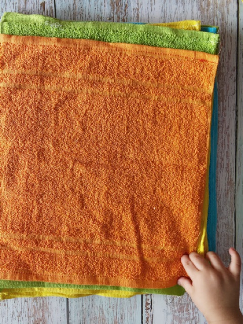 Khăn Lau Mặt Khăn Tay Lau Chén Cotton 35x30 Nhiều Màu Giá Sỉ