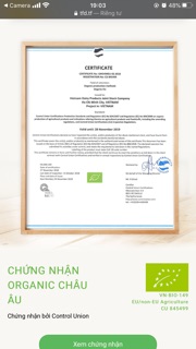 Sữa Vinamilk Organic 4 850g