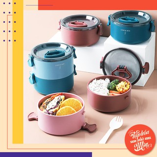 Hộp Đựng Cơm Trưa 2 Tầng Cao Cấp - Dung tích 1600ml