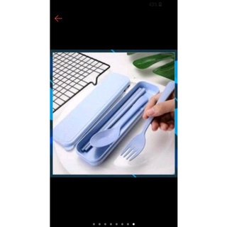 Bộ thìa dĩa đũa bằng lúa mạch