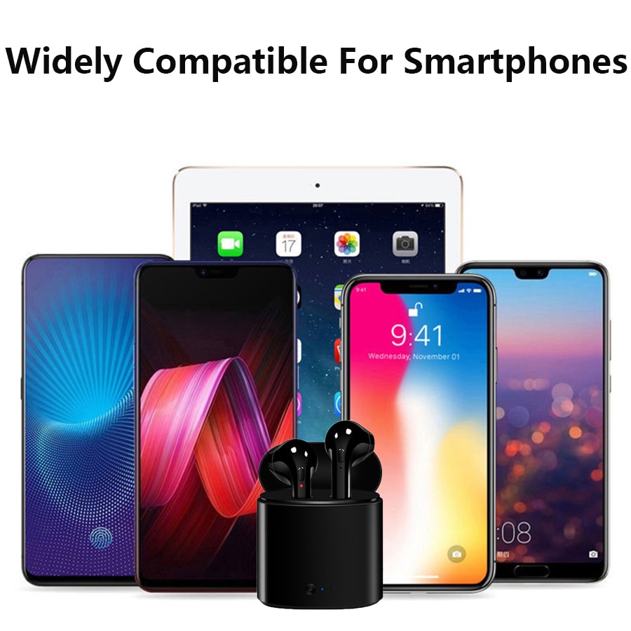 Tai Nghe Bluetooth Không Dây I7s TWS Phù Hợp Với Android iOS khả năng tương thích thông minh Giảm tiếng ồn chủ động