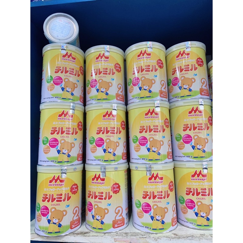 [Mua 8 lon tặng xe đạp] Sữa bột morinaga số 2 850g - Sữa bột nhập khẩu nguyên lon Nhật Bản