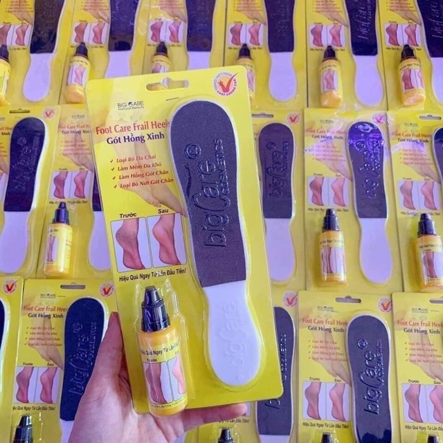 Cây chà gót chân tặng kèm nước là mềm da hiệu quả ngay lần đầu,dễ sử dụng không sợ bén gay chạy máu | BigBuy360 - bigbuy360.vn