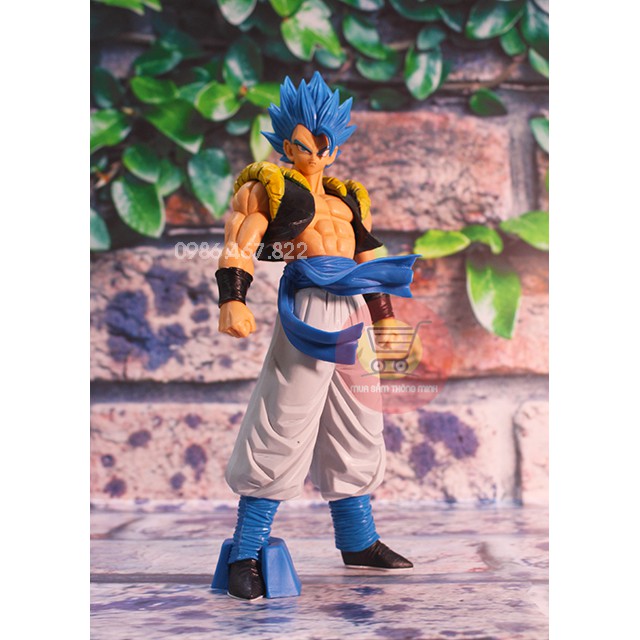 Mô hình Gogeta Super Saiyan Blue Grandista cao 32cm, full hộp có chân đế đi kèm