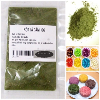 Bột lá cẩm 10g , màu xanh tự nhiên