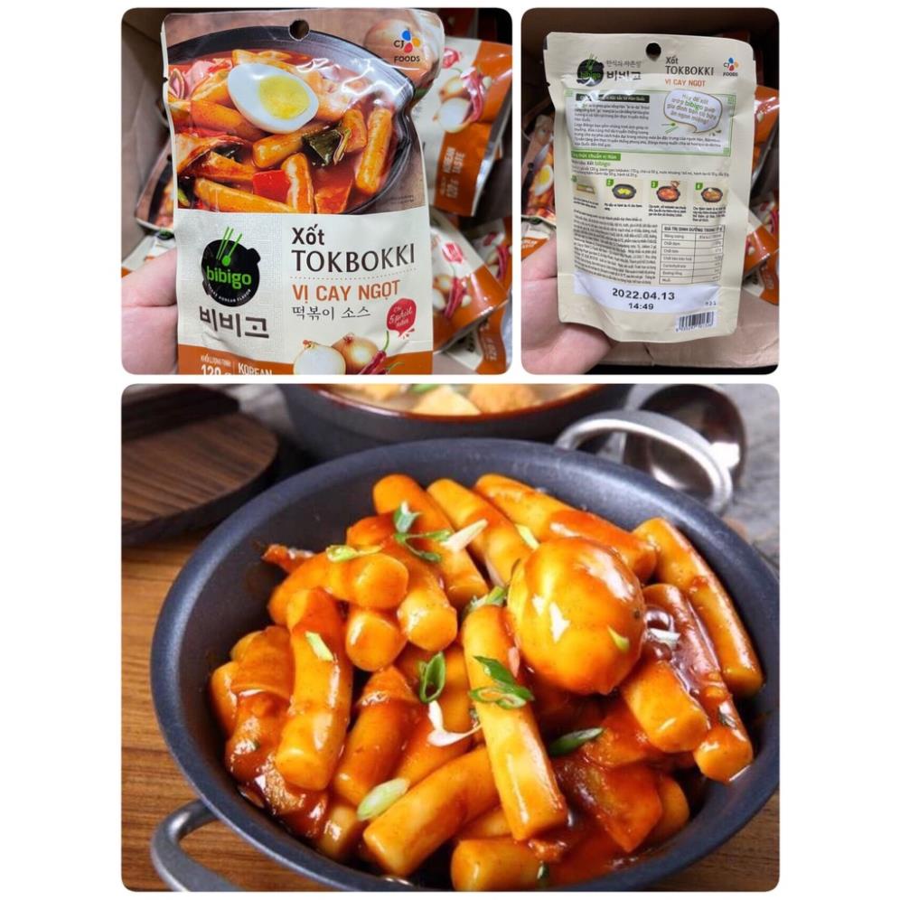 Bánh Gạo Tokbokki Hàn Quốc O'food hộp 105g nhiều vị