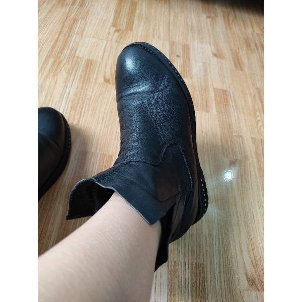 Bốt da thật size 37