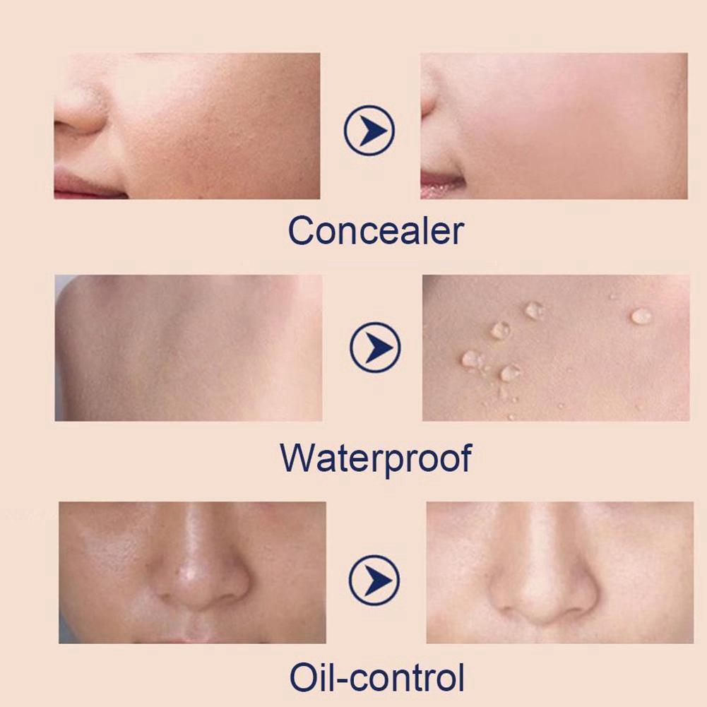 [Hàng mới về] Phấn che khuyết điểm kiềm dầu và lâu trôi hiệu quả 2 tầng khô và ướt TLM