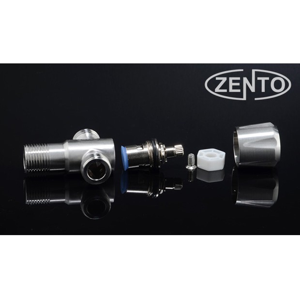 Van khóa/giảm áp lực nước 2 đầu ra inox304 Zento ZT985