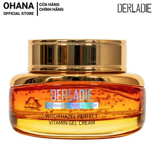 Kem Dưỡng Ẩm Giảm Mụn, Mờ Thâm, Sẹo Derladie Witch Hazel Perfect Vitamin Gel Cream 55ml
