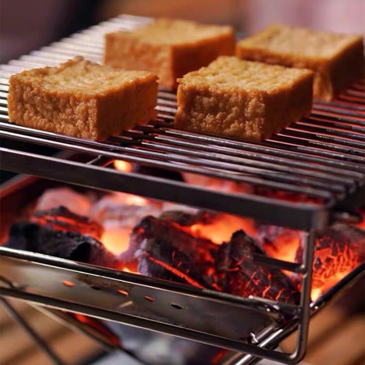 Bếp nướng than hoa không khói BBQ ngoài trời cao cấp MT2 – Bếp nướng gấp gọn du lịch, dã ngoại inox