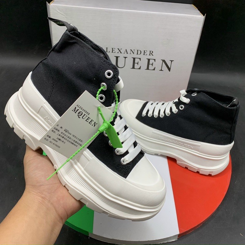 [HÀNG 1/1+BOX+BILL] Giày MC Queen cổ cao mẫu mới hot trend 2020 MC queen Độn Đế Nâng Chiều Cao 5cm Dây Lụa Cao Cấp