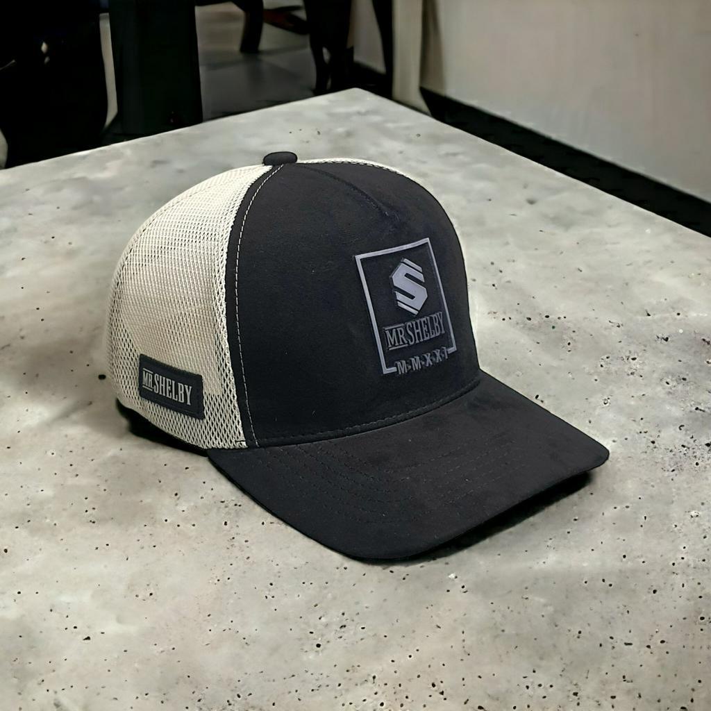 Nón kết Unisex chữ S, mũ lưỡi trai Mr Tommy Shelby phối lưới hàng cao cấp full tag mác M126