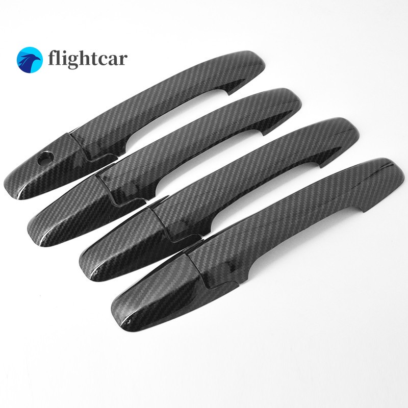 Ốp bọc tay nắm cửa xe hơi HONDA CIVIC FD 2006-2011 bằng sợi carbon 8th