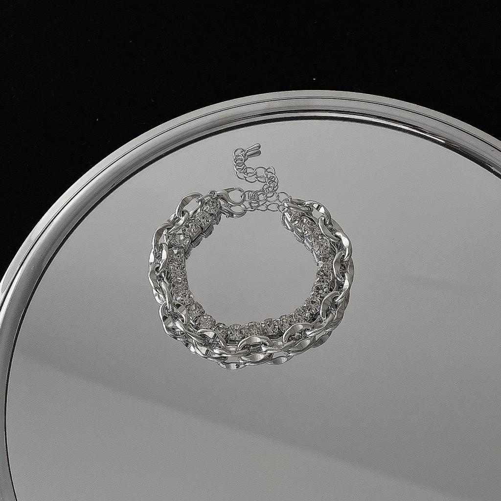 Vòng Tay Đính Đá zircon Cao Cấp Sang Trọng Thời Trang