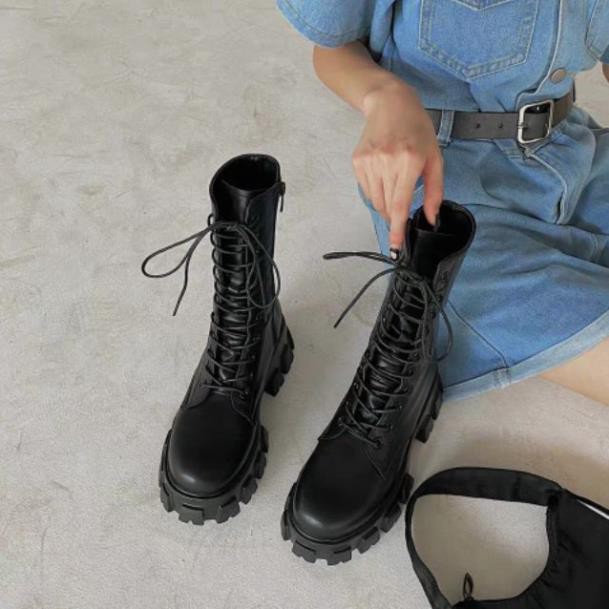 . [ Real] (ORDER) Boots ulzzang B10 đế răng cưa 5.5cm . new new new . 2020 : Ad821 ❕ ↺ ♡