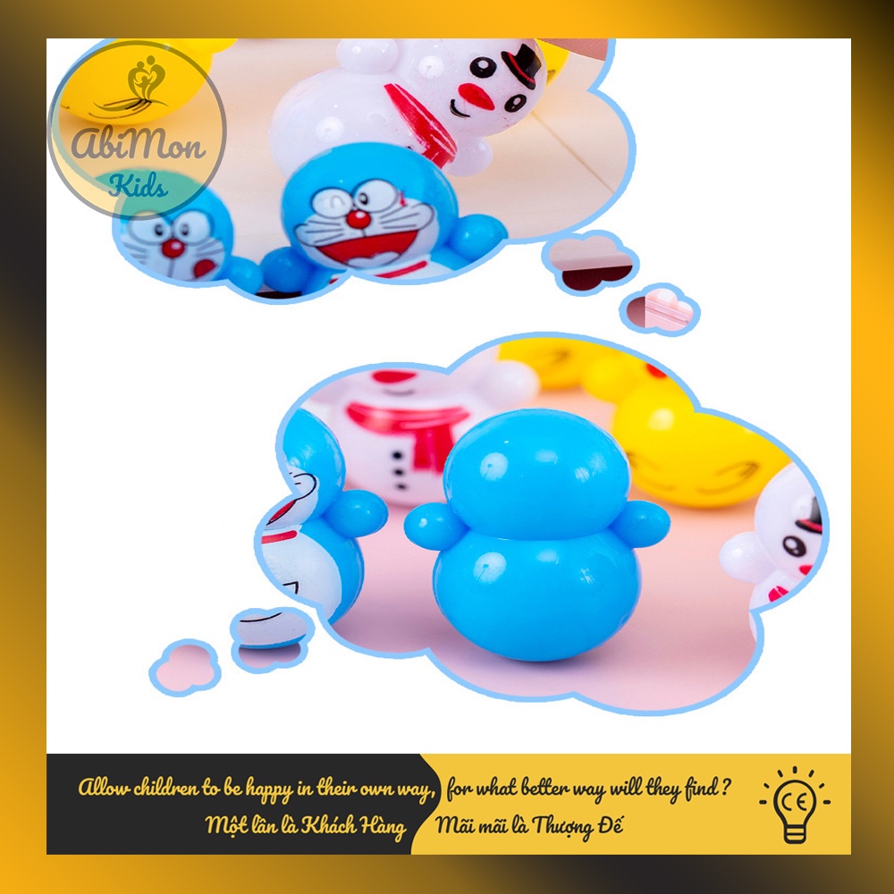 Đồ Chơi Lật Đật Mini Cho Bé (Doraemon, Minions, Kitty, ...) ☘️ Montessori ✨ Đồ chơi Giáo Dục - An toàn - Thông minh