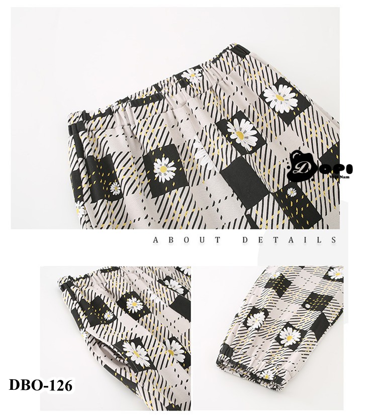 (DBO126) Đồ bộ mặc nhà thu đông dài tay cao cấp