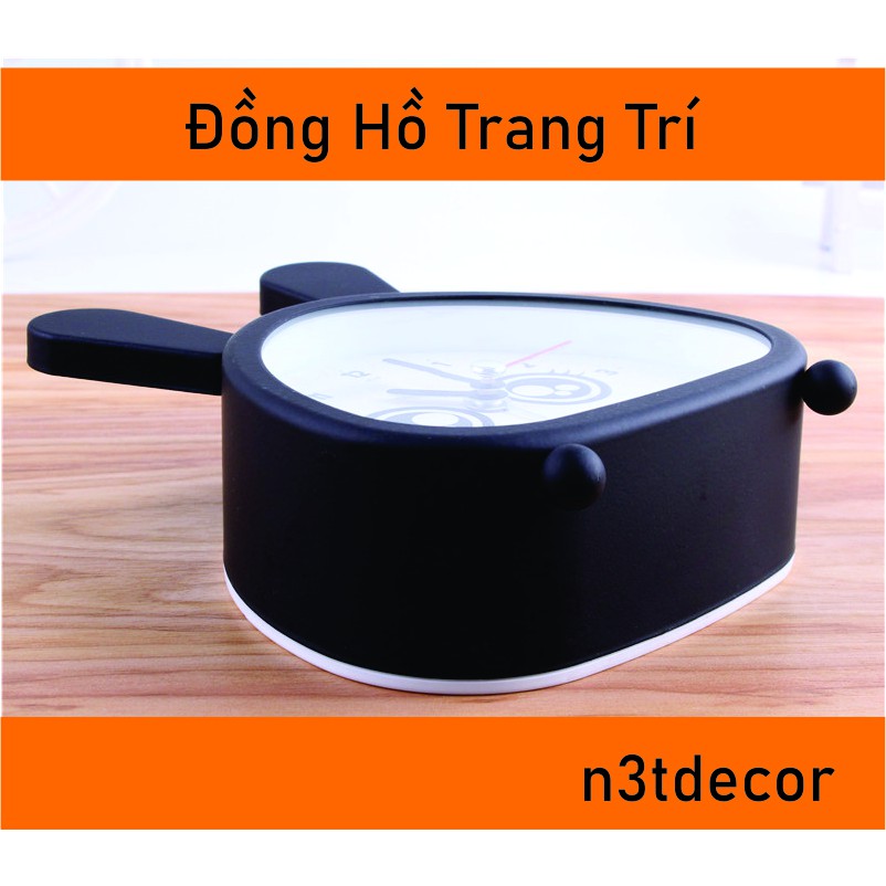 ( ĐỒNG HỒ VIỀN SẮT)  để bàn trang trí siêu xinh, siêu bền.