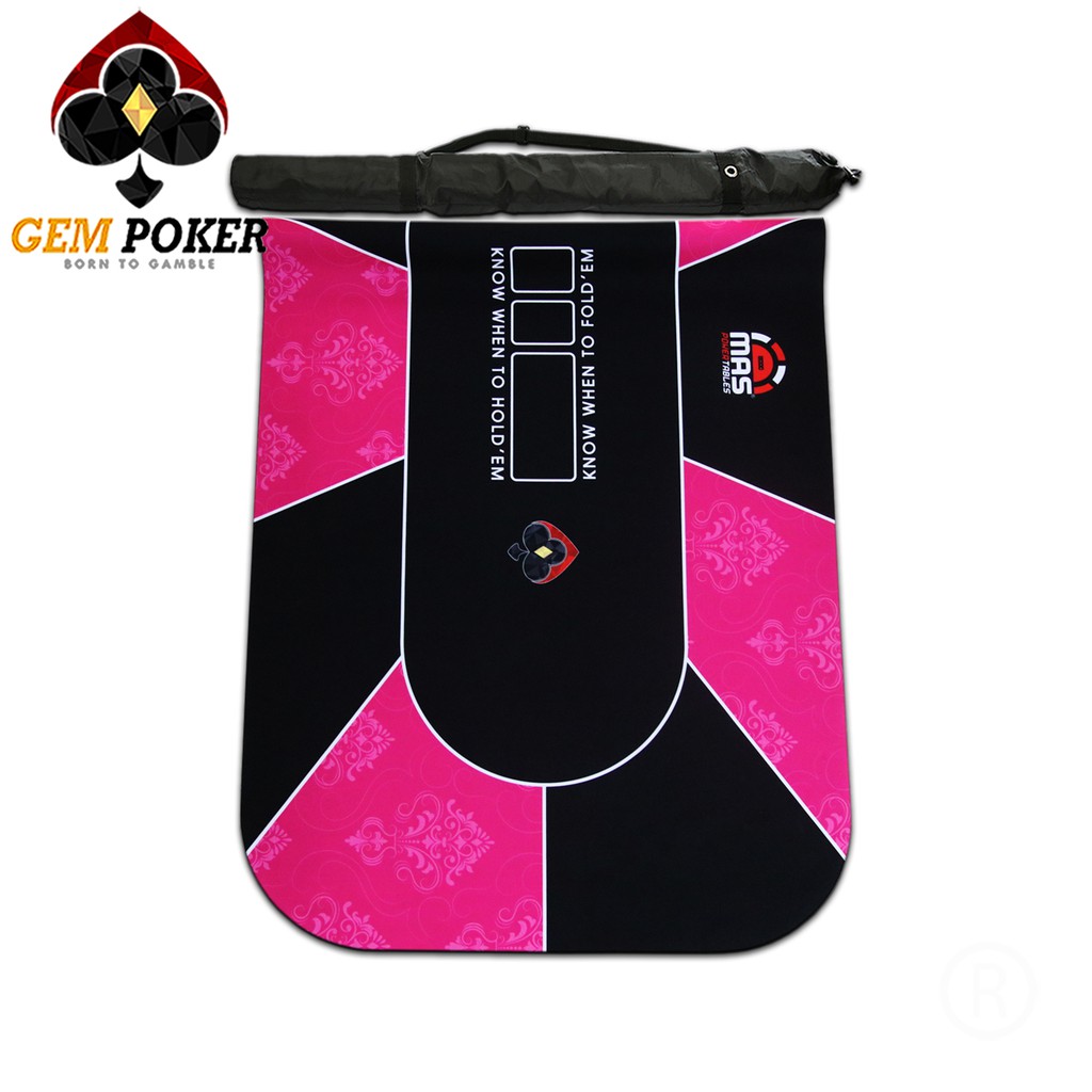 THẢM POKER CAO SU GEM PINK® CAO CẤP