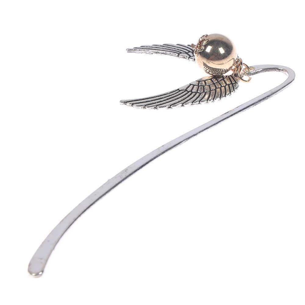 Harietta Deathly Hallows Wing Bookmark Quà Tặng Giáo Viên Đọc Chỉ Số Kim Loại Phong Cách Retro