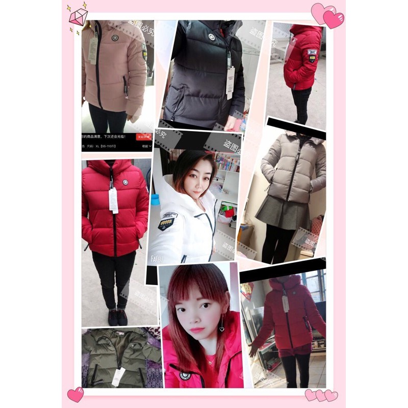 Áo Phao Nữ Dáng Ngắn Thời Trang Thu Dông Quổbg Châu