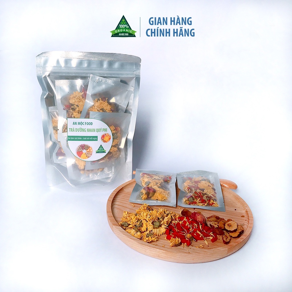 Trà dưỡng nhan quý phi , trà hoa sấy khô An Mộc Food  giữ dáng, đẹp da