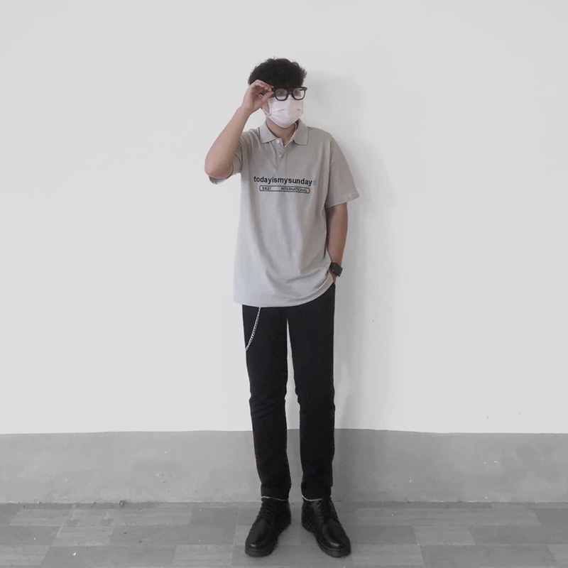 Today Polo đơn giản màu grey | BigBuy360 - bigbuy360.vn